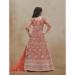 Picture of Good Looking Net Coral Anarkali Salwar Kameez