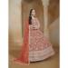 Picture of Good Looking Net Coral Anarkali Salwar Kameez