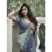 Picture of Wonderful Silk Light Slate Grey Saree