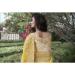 Picture of Elegant Silk Golden Rod Saree