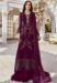 Picture of Gorgeous Georgette Purple Straight Cut Salwar Kameez