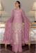 Picture of Enticing Net Rosy Brown Straight Cut Salwar Kameez