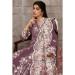 Picture of Fine Rayon & Cotton Plum Anarkali Salwar Kameez