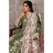 Picture of Rayon & Cotton Dark Olive Green Anarkali Salwar Kameez