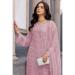 Picture of Georgette Rosy Brown Straight Cut Salwar Kameez