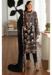 Picture of Elegant Georgette Black Straight Cut Salwar Kameez