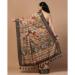 Picture of Stunning Silk Dark Olive Green Saree