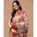 Picture of Comely Silk Dark Salmon Saree