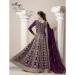 Picture of Ideal Georgette Maroon Straight Cut Salwar Kameez