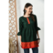 Picture of Excellent Silk Sea Green Kurtis & Tunic