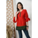 Picture of Pretty Silk Crimson Kurtis & Tunic