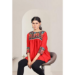 Picture of Stunning Silk Tomato Kurtis & Tunic