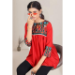 Picture of Stunning Silk Tomato Kurtis & Tunic