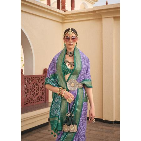 Picture of Ravishing Silk Plum Saree