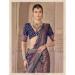 Picture of Graceful Silk Dark Blue Saree