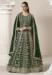 Picture of Classy Georgette Dark Green Anarkali Salwar Kameez