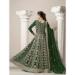 Picture of Classy Georgette Dark Green Anarkali Salwar Kameez