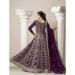 Picture of Georgette Dark Magenta Anarkali Salwar Kameez