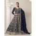 Picture of Georgette Midnight Blue Anarkali Salwar Kameez