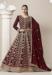 Picture of Bewitching Georgette Maroon Anarkali Salwar Kameez