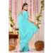 Picture of Pleasing Silk Medium Aqua Marine Saree