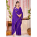 Picture of Graceful Silk Purple Saree