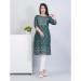 Picture of Sightly Rayon Dark Slate Grey Kurtis & Tunic