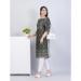 Picture of Good Looking Rayon Dark Slate Grey Kurtis & Tunic