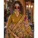 Picture of Comely Silk Saddle Brown Saree