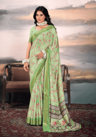 Picture of Fine Cotton & Silk Tan Saree