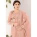 Picture of Organza Burly Wood Straight Cut Salwar Kameez