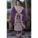 Picture of Sublime Georgette Purple Straight Cut Salwar Kameez