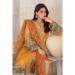 Picture of Organza Sandy Brown Straight Cut Salwar Kameez