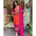 Picture of Sightly Chiffon Tomato Readymade Salwar Kameez