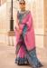 Picture of Marvelous Silk Pale Violet Red Saree