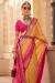 Picture of Beauteous Silk Dark Salmon Saree