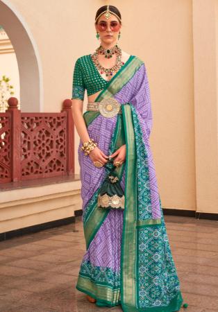 Picture of Superb Silk Light Slate Grey Saree