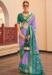 Picture of Superb Silk Light Slate Grey Saree