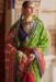 Picture of Pretty Silk Olive Saree