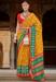 Picture of Alluring Silk Dark Orange Saree