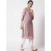 Picture of Shapely Georgette Rosy Brown Kurtis & Tunic