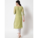 Picture of Delightful Georgette Dark Khaki Kurtis & Tunic