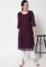 Picture of Lovely Georgette Dark Magenta Kurtis & Tunic