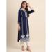 Picture of Good Looking Rayon Navy Blue Kurtis & Tunic