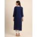 Picture of Good Looking Rayon Navy Blue Kurtis & Tunic