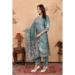 Picture of Gorgeous Cotton Light Blue Readymade Salwar Kameez