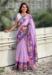 Picture of Resplendent Cotton Plum Saree