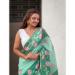 Picture of Statuesque Cotton Dark Sea Green Saree