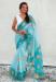 Picture of Alluring Cotton Sky Blue Saree