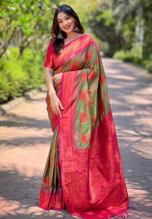 Picture of Amazing Silk Sienna Saree